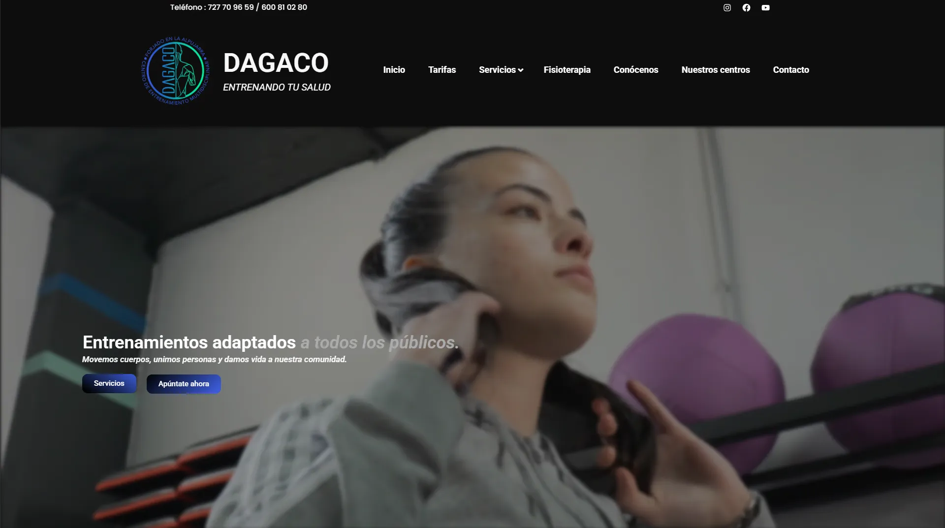 Captura en ordenador de Dagaco